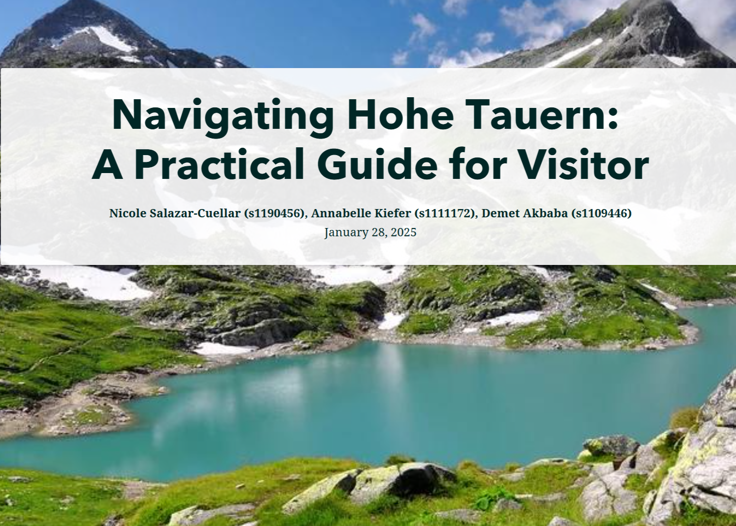 Hohe Tauern